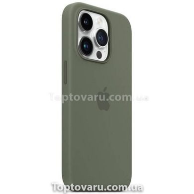 Чехол для смартфона AAA MagSafe IC Silicone Full Case для iPhone 14 Pro Max Olive 18799 фото