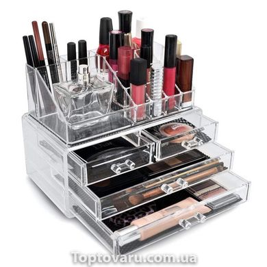 Акриловий органайзер Cosmetic Storage Box для косметики 481 фото