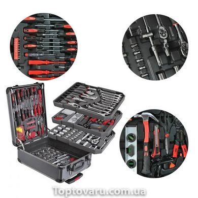 Универсальный набор профессиональных инструментов Rainberg RB-001 399 в 1 в чемодане на колесах 6744 фото