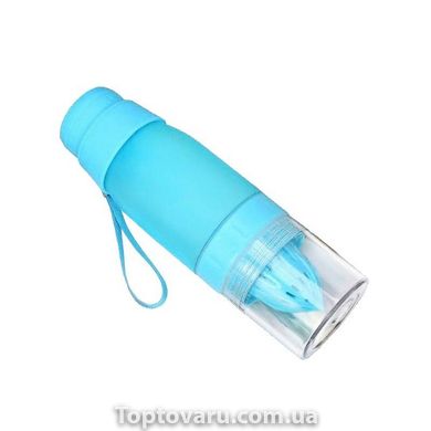 Пляшка соковижималка H2O блакитна 646 фото