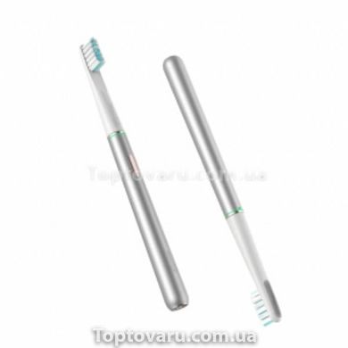 Звуковая зубная щетка отбеливающая Medica+ LUX 10Х Portable (Япония) Металлик 50997 18403 фото