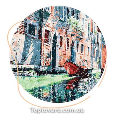 Дерев'яні пазли Гондола на Венеції (Розмір M) BP02M 13185 фото