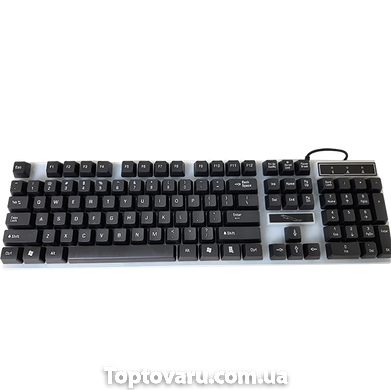 Ігрова клавіатура і миша з підсвічуванням Gaming PETRA MK1 геймерський комплект 5941 фото