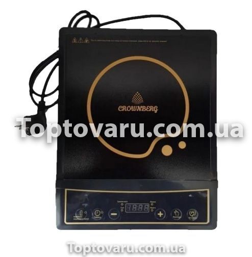 Индукционная плита Crownberg CB 1323 2000 Вт Черная 3097 фото