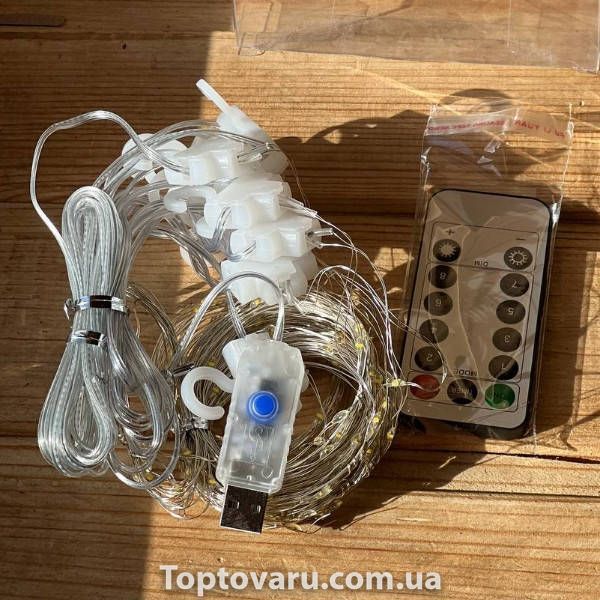 Гірлянда штора 2*2м 200LED USB 4548 AND 85-2 31128 фото