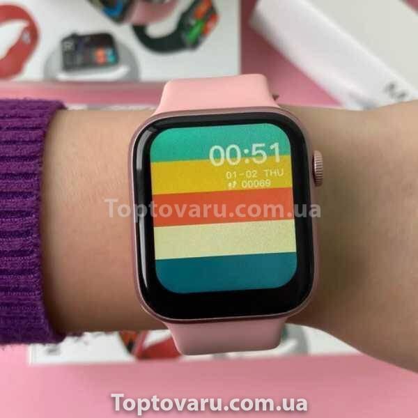 Умные часы Smart Watch 6 Розовые 11199 фото