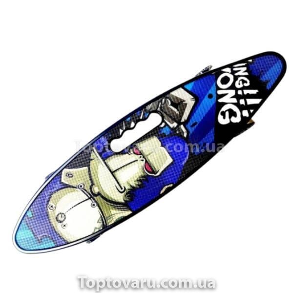 Пенні борд зі світними колесами PU Penny Board Scale Sports Universe Синя горила 27412 фото