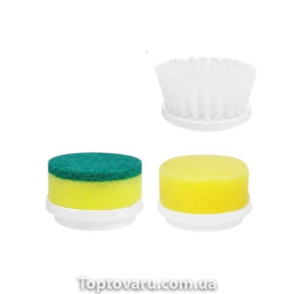 Щітка для прибирання та миття акумуляторна Folding cleaning brush Рожева 37336 фото