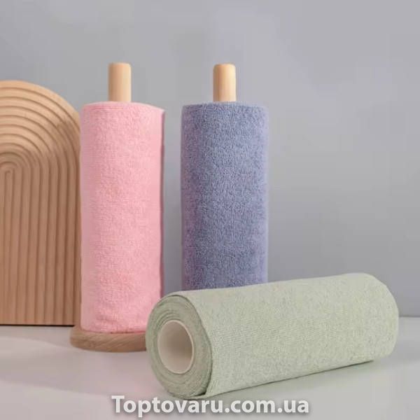 Рулон отрывных салфеток из микрофибры 30x30см 20шт 31437 Серые 32448 фото