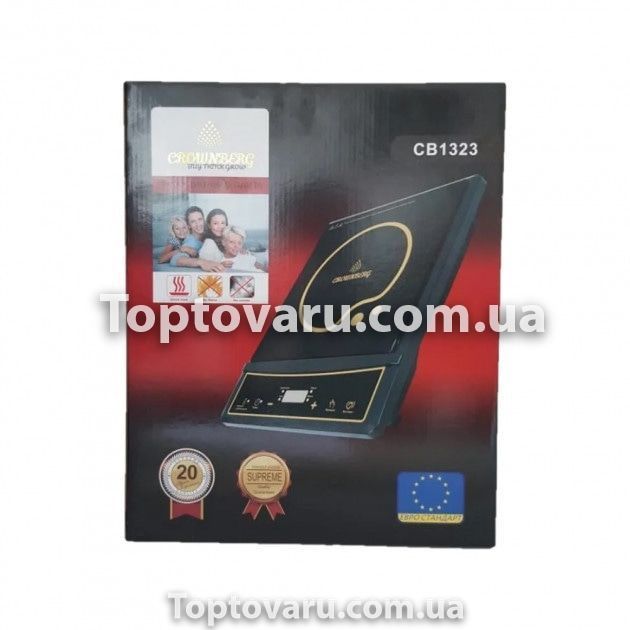 Индукционная плита Crownberg CB 1323 2000 Вт Черная 3097 фото