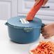 Шинковка-тёрка круглая с ручкой Multifunctional cooking machine SZK-6 19672 фото 8