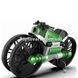 Квадрокоптер-трансформер дрон-мотоцикл 2 в 1 на радіокеруванні Зелений 7596 фото 4