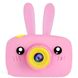 Детский фотоаппарат Baby Photo Camera Rabbit с автофокусом Х-500 Розовый 3565 фото 1