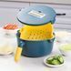 Шинковка-тёрка круглая с ручкой Multifunctional cooking machine SZK-6 19672 фото 1