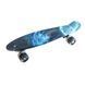Пенни борд со светящимися колесами Galaxy PU Penny Board Черный космос 27435 фото 1