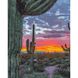 Картина за номерами Strateg ПРЕМІУМ Захід сонця в Техасі розміром 40х50 см (GS628) GS628-00002 фото 1