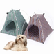 Палатка-лежак для собак (Зеленая полоска) 9643 фото 3