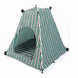 Палатка-лежак для собак (Зеленая полоска) 9643 фото 2