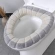 Чехол-сидение на унитаз Toilet seat cover AND-2-1 Серый с бежевым 6464 фото
