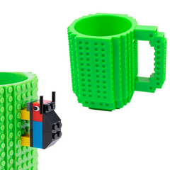 Кружка - конструктор LEGO 350 мл Зеленая