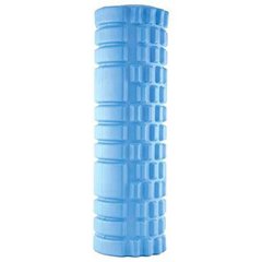 Ролик для йоги масажний (спина та ніг) OSPORT 14*33см Блакитний 14283 фото