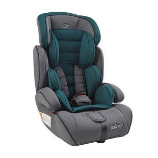Детское автокресло универсальное от 9-36кг с бустером I / II / III группа JOY 1255-72 Серое с бирюзовым 37148 фото