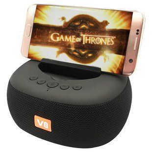 Портативна Bluetooth колонка LP-V8 з підставкою для телефону 3637 фото