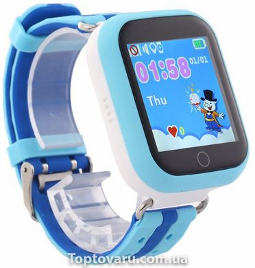 Детские Умные Часы Smart Baby Watch Q100 голубые 976 фото