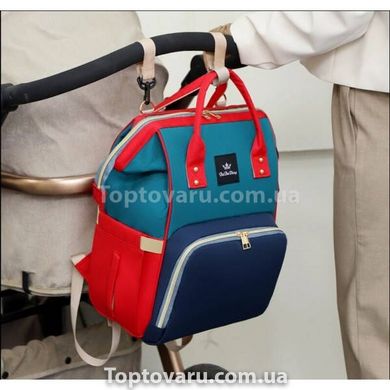 Рюкзак для мам Living Traveling Share Синій червоний 14481 фото