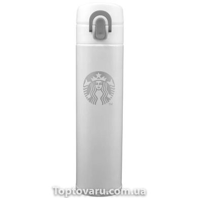 Термоc Starbucks STN-2 , емкость 400 мл белый 3416 фото