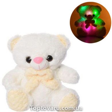 Плюшевый светящийся мишка Тедди 30 см Белый 7890 фото