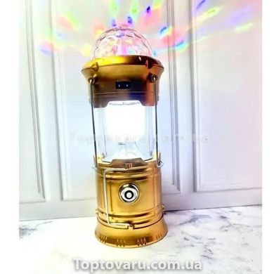 Универсальная LED лампа-фонарик 6899 disco Золото 11371 фото