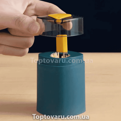 Органайзер автоматический для зубочисток Press Type Toothpick Box Зеленый 12043 фото