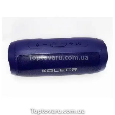 Портативная Bluetooth колонка Koleer S1000 Синяя 9585 фото