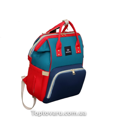 Рюкзак для мам Living Traveling Share Синій червоний 14481 фото