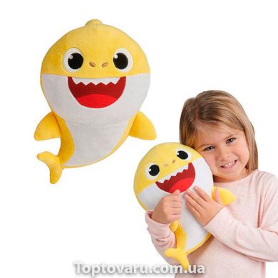 Мягкая игрушка Baby Shark малыш акуленок 40 см Желтый 7547 фото
