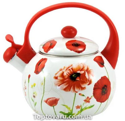 Чайник эмалированный BN-100 Красный 5376 фото