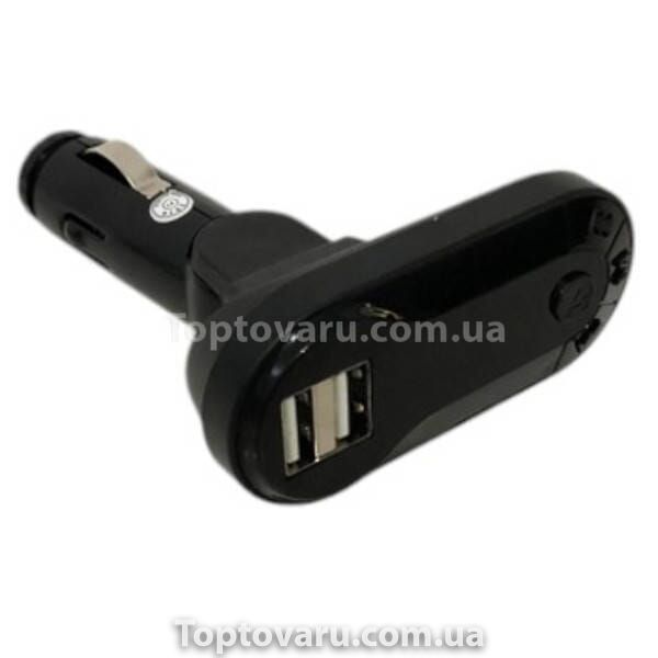 Автомобільний FM трансмітер модулятор з Bluetooth I9D Чорний 25958 фото