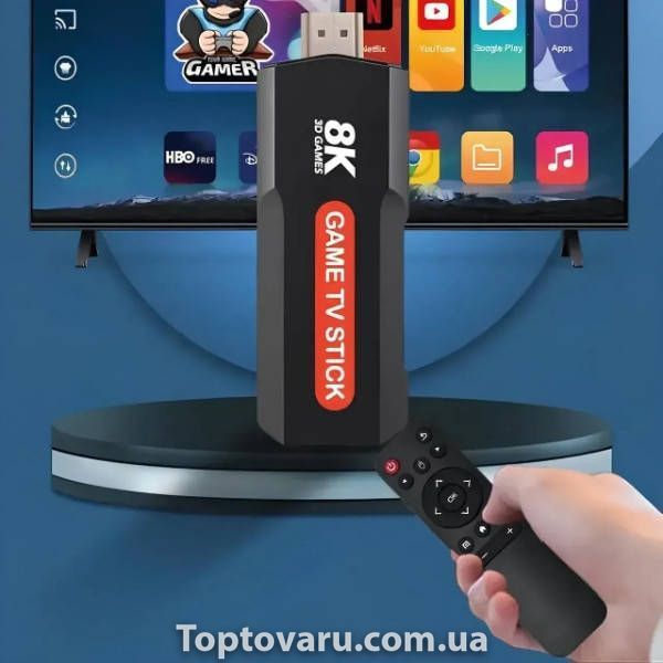 Ігрова приставка із двома джойстиками Android Game TV Stick X2 Plus 2/16 Гб AND X2 PLUS 36032 фото