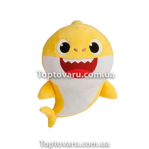 М'яка іграшка Baby Shark малюк акулятко 40 см Жовтий 7547 фото