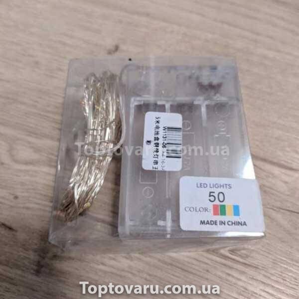 Гірлянда 100LED 10м на батарейках 12875 фото