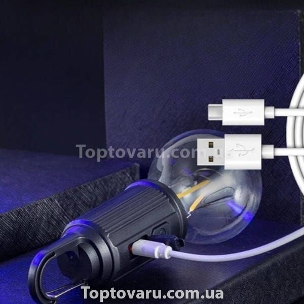 Лампочка LED аккумуляторная подвесная HK-169-COB Черный 21813 фото