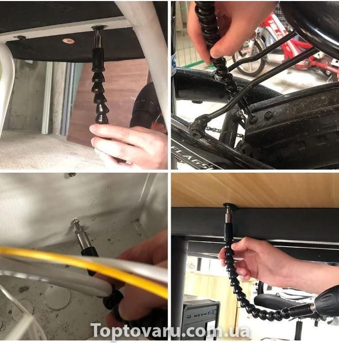 Гнучкий перехідник для шуруповерта Flexible Shaft Extension Bits 4244 фото