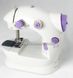 Швейная машинка портативная Mini Sewing Machine SM-202A с адаптером фиолетовая 1222 фото 4