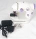 Швейная машинка портативная Mini Sewing Machine SM-202A с адаптером фиолетовая 1222 фото 5