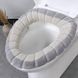 Чехол-сидение на унитаз Toilet seat cover AND-2-1 Серый с бежевым 6464 фото 1