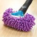 Тапочки-швабра з мікрофібри 2 шт для миття підлоги Фіолетовий 11549 фото 2