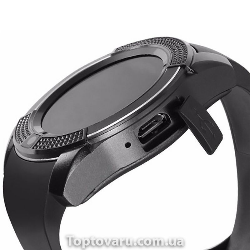 Розумний годинник Smart Watch V8 black 117 фото
