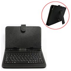 Чохол для планшета універсальний з клавіатурою з діагоналлю 7" Black Чорний 7711 фото