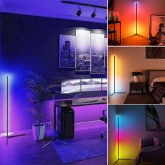 Підлоговий кутовий RGB Led торшер з режимами 140 см 6789 фото